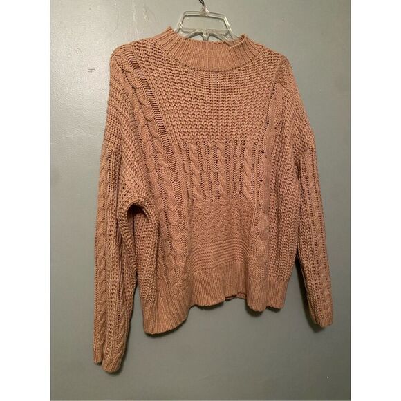 Time And Tru Mock Neck Knit Sweater Size XL - Picture 5 of 8